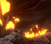 ballista firing at the dragon shooting star